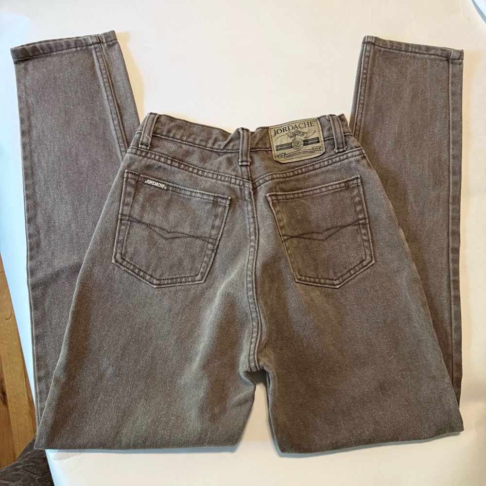 Vintage Jordache Women's High Rise Jeans in Brown